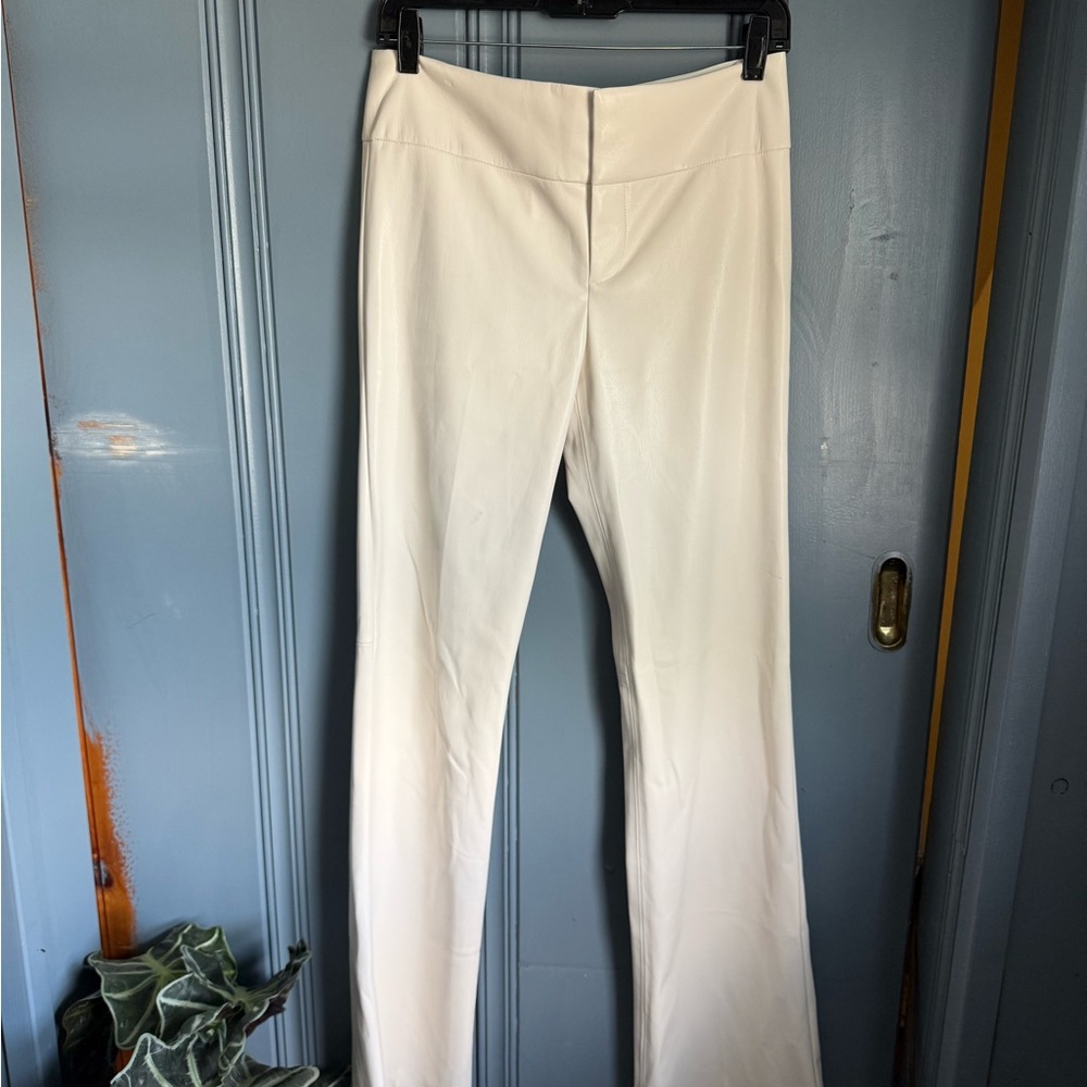 Alice + Olivia White Trousers
